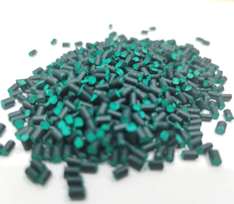 Green PE Plastic Color Masterbatch Extrusion Molding ROHS Approved