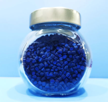 Recycle PE Polypropylene Masterbatch Blue Color LLDPE Industrial Film