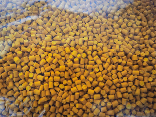 Tube Pipe Plastic Additive Yellow Masterbatch PE Carrier Weather Proof