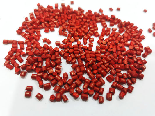 Plastic Market Bag Red Filler Masterbatch LDPE Carrier Environmentally Friendly