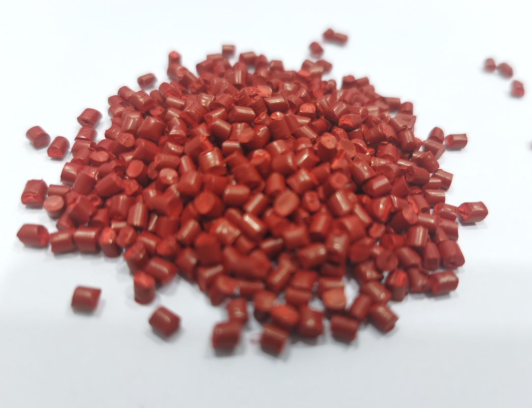 Red Color Masterbatches PE Carrier For Injection Film Blowing