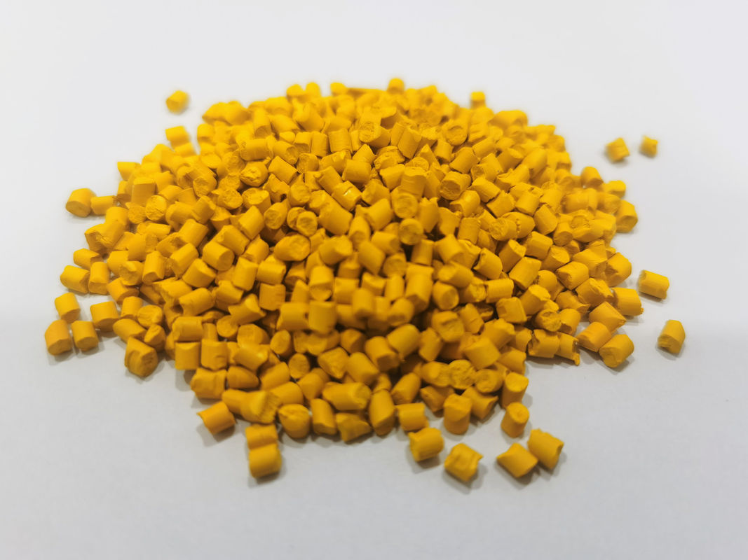 Yellow Plastic Additive Masterbatch For Raffia Non Woven Injections