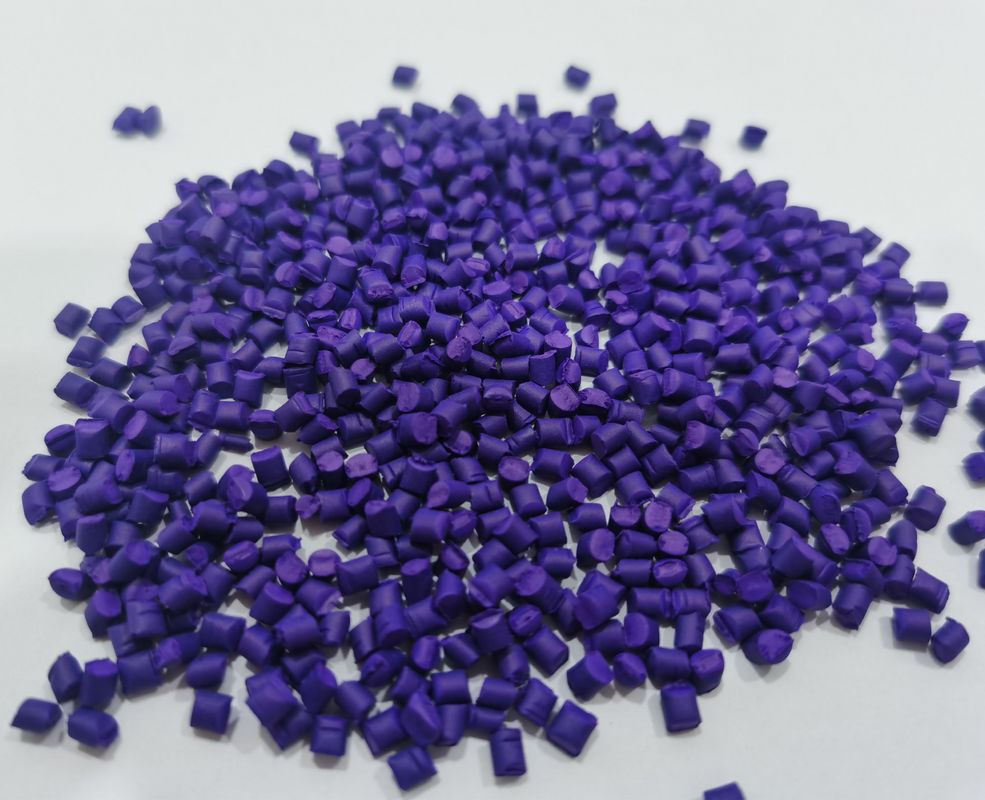 Violet Purple Plastic Masterbatches LDPE Carrier Hdpe Recycled