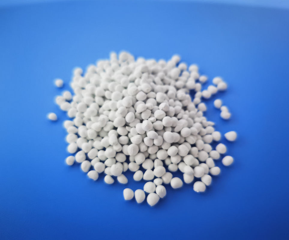 40% Concentration White Plastic Color Masterbatch CaCo3 Material
