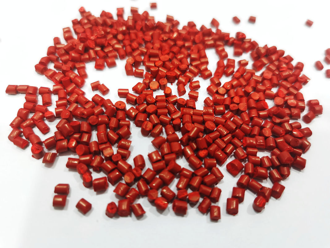 Plastic Market Bag Red Filler Masterbatch LDPE Carrier Environmentally Friendly